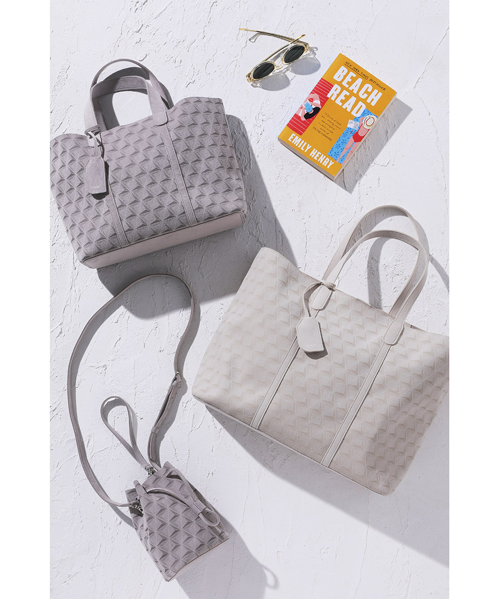モノグラム柄 トートバッグ M ウルトラスエード Ultrasuede