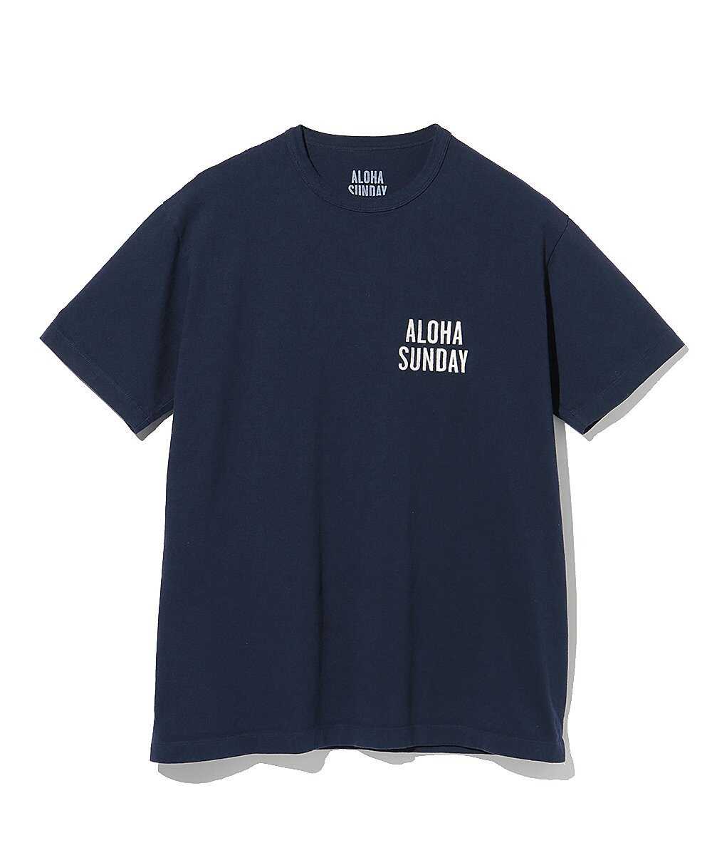 USAコットン シティロゴフロント刺繍Tシャツ