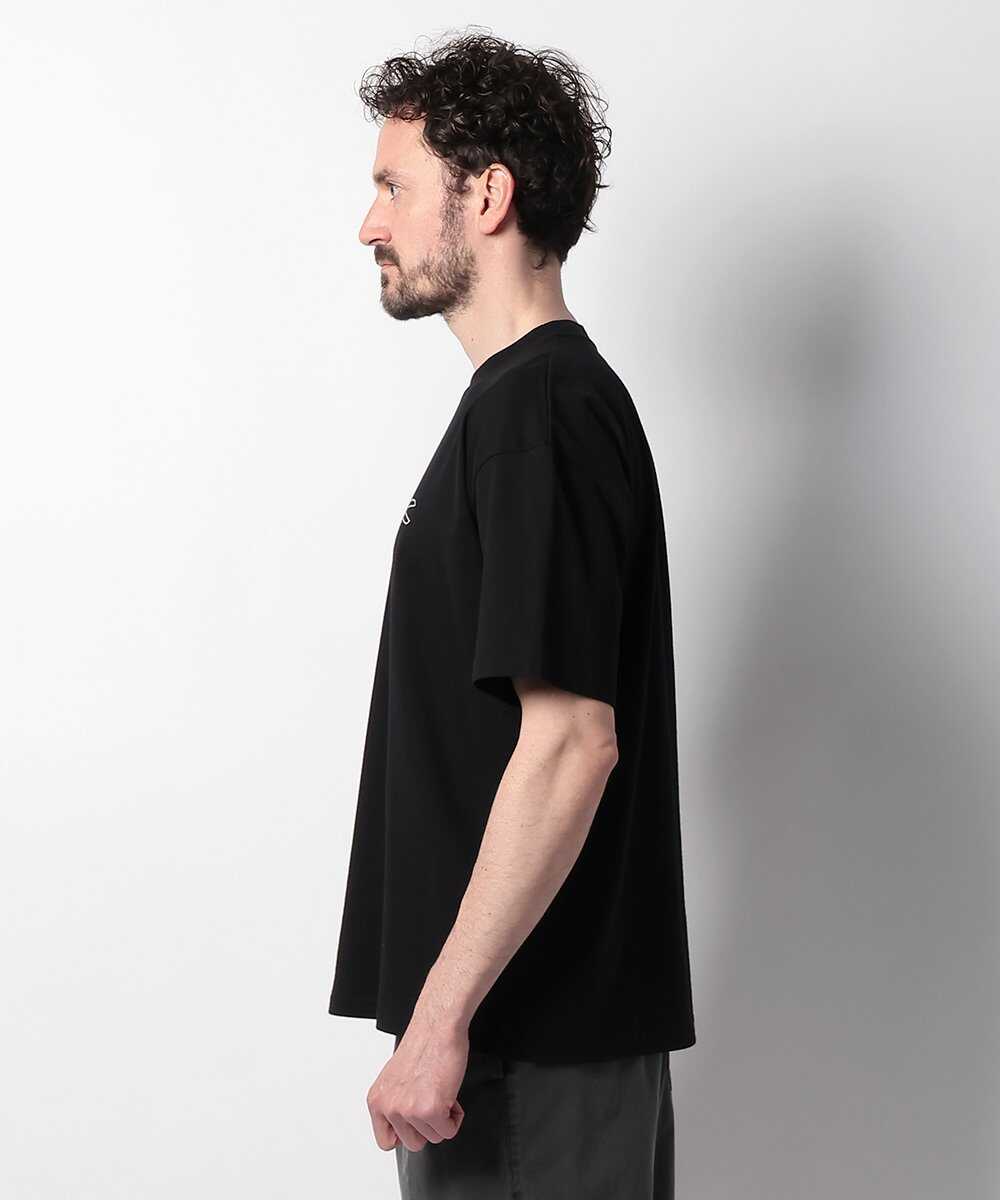 チェーンステッチワンポイント刺繍Tシャツ
