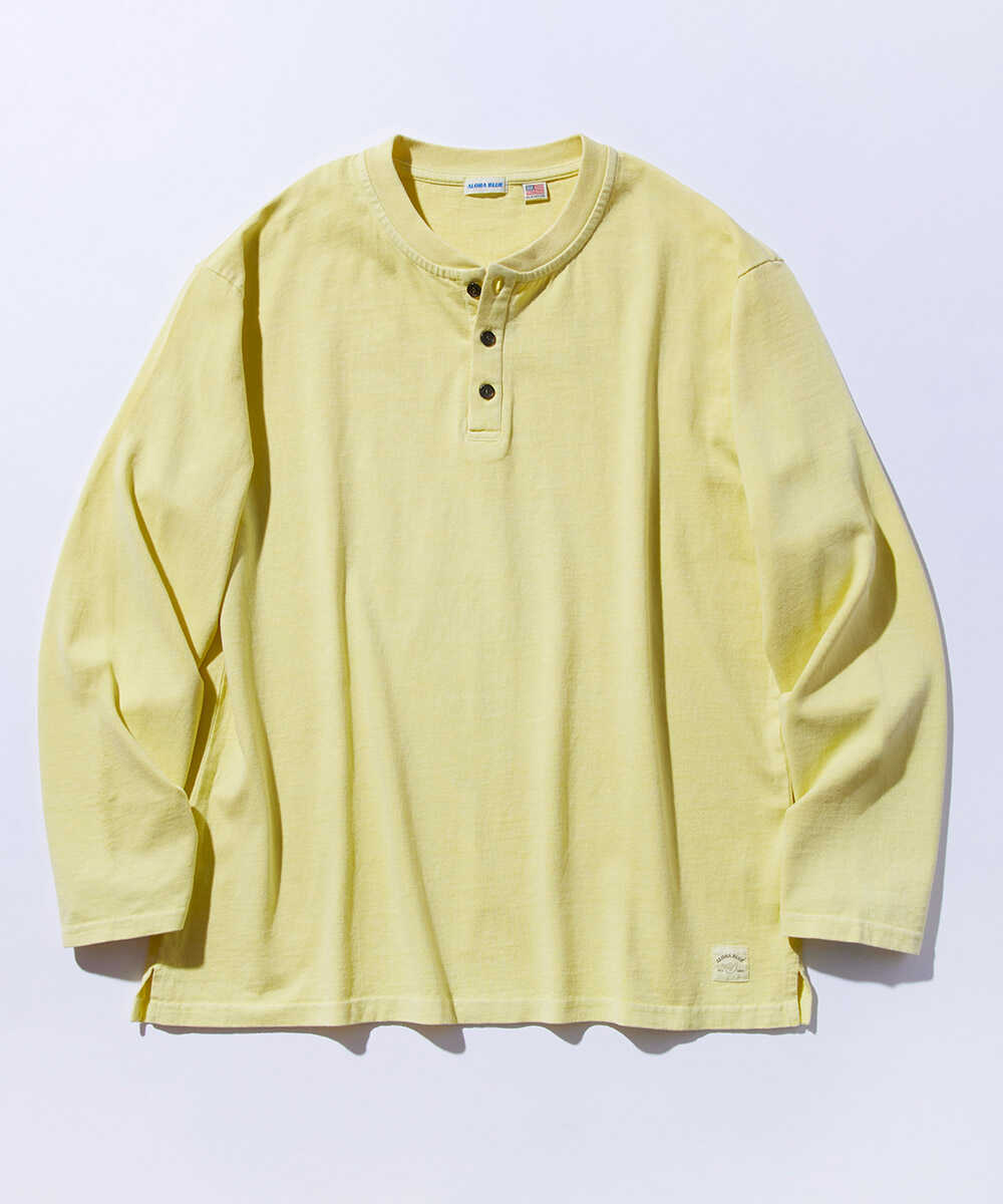 限定 ヘンリーネックロンT